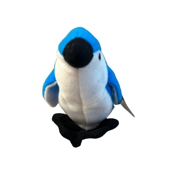 TY Beanie Babies Rocket the Blue Jay Bird Stuffed Animal Plush Toy - Picture 2 of 4
